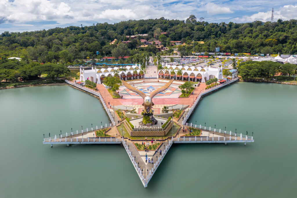 Dataran Lang Eagle Square in Langkawi Malaysia