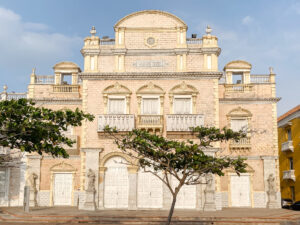 large building with post-colonial architecture