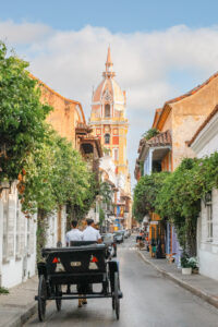Exploring the Walled City or Old Town by horse drawn carriage
