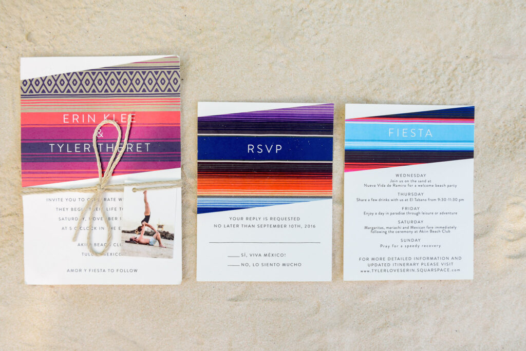 Wedding invitations for Destination Wedding